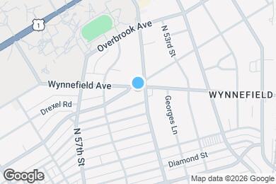 Map image of the property - 5404 Wynnefield Ave