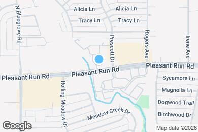 Map image of the property - Pleasant Creek Apartments
