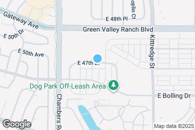 Map image of the property - 15644 E 47th Dr