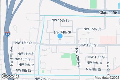 Map image of the property - 1291 NW 13th St