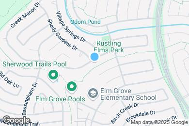 Map image of the property - 5015 Creek Shadows Dr