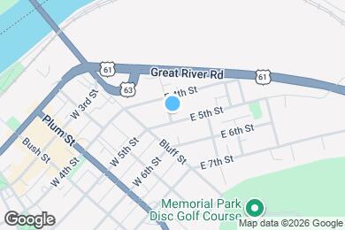 Map image of the property - 202 E 5th St