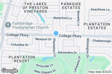 Map image of the property - 6302 Plantation Ln