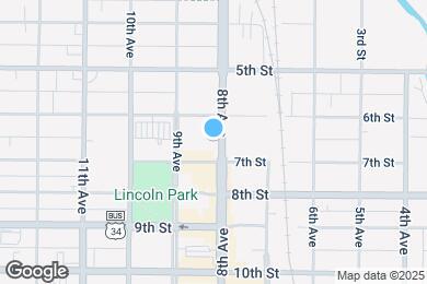 Map image of the property - 627 1/2 8th Ave