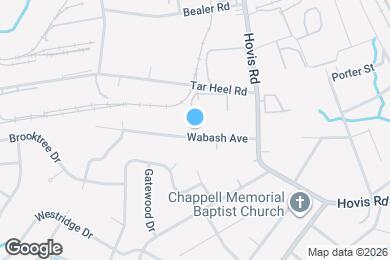 Map image of the property - 824 Wabash Ave