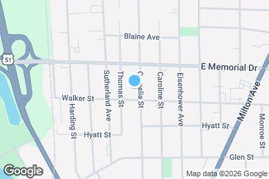Map image of the property - 715 Cornelia St