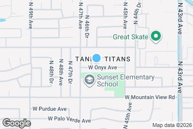 Map image of the property - 4564 W Onyx Ave