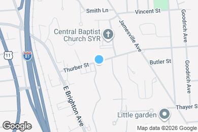 Map image of the property - 234 Thurber St