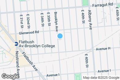 Map image of the property - 1629 Brooklyn Ave