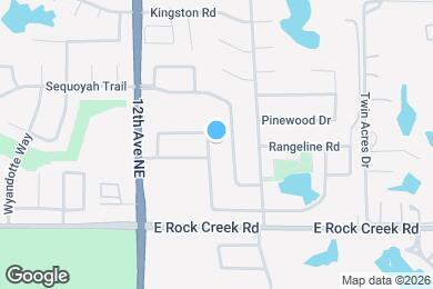 Map image of the property - 2609 Deer Chase Dr