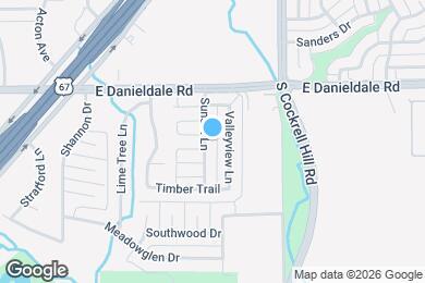 Map image of the property - 1522 Sunset Ln
