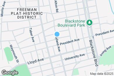 Map image of the property - 401 Wayland Ave