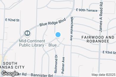 Map image of the property - 7608 E 93rd St