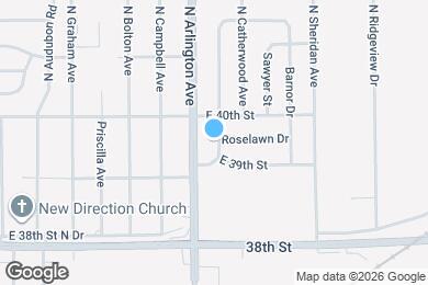 Map image of the property - 3918 N Webster Ave