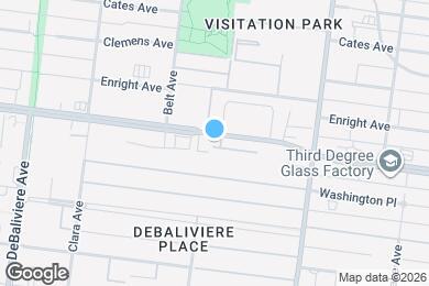Map image of the property - 5424 Delmar Blvd