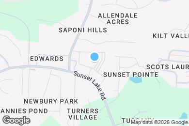 Map image of the property - Peterson Station at Sunset Lake