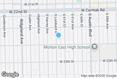 Map image of the property - 2331 S Lombard Ave
