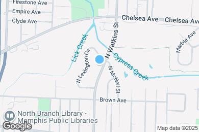 Map image of the property - 1131 N Watkins St