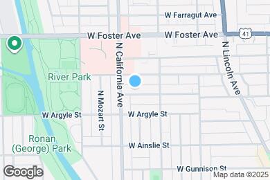 Map image of the property - 2738 W Winnemac Ave