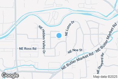 Map image of the property - 1033 Northeast Kayak Loop