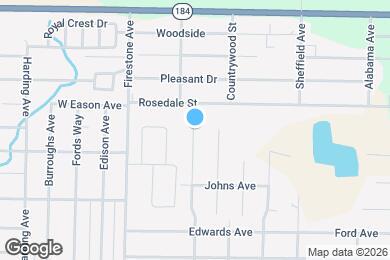 Map image of the property - 700 Hickory Ave