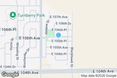 Map image of the property - 13937 E 105th Pl