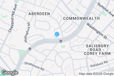 Map image of the property - 1693 Commonwealth Ave