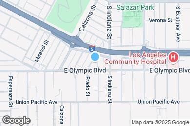 Map image of the property - 1121 La Puerta St