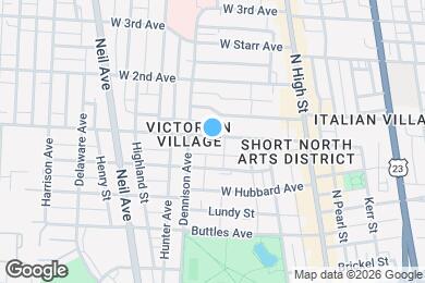 Map image of the property - 135 W 1st Ave