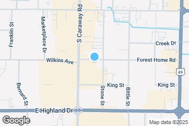 Map image of the property - 2417 Forest Home Rd