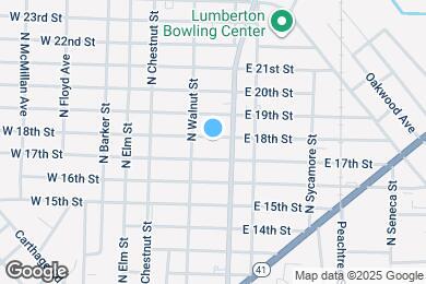Map image of the property - 312 E 18th St