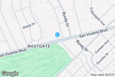 Map image of the property - 12221 San Vicente Blvd