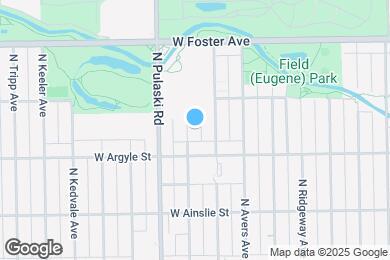 Map image of the property - 5029 N Harding Ave