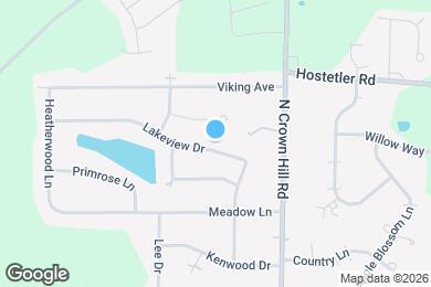 Map image of the property - 1841 Lakeview Dr