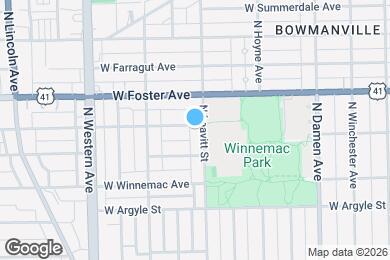 Map image of the property - 2211 W Winona St