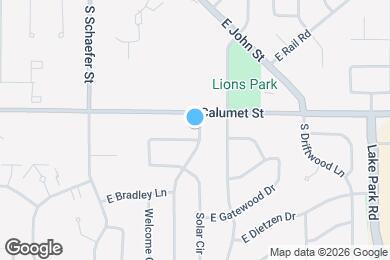 Map image of the property - 2013 S Horizon Dr