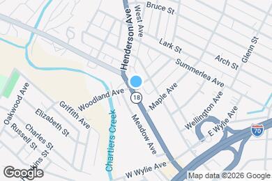 Map image of the property - 1190 Jefferson Ave