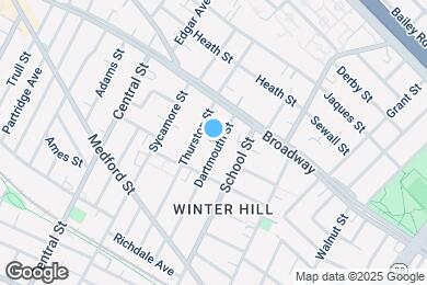Map image of the property - 50 Dartmouth St
