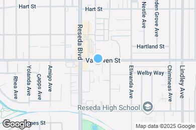 Map image of the property - 18422 Vanowen St