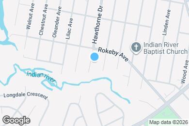 Map image of the property - 1614 Hawthorne Dr