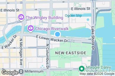 Map image of the property - 336 E Wacker Dr