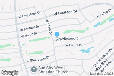 Map image of the property - 14632 W White Wood Dr