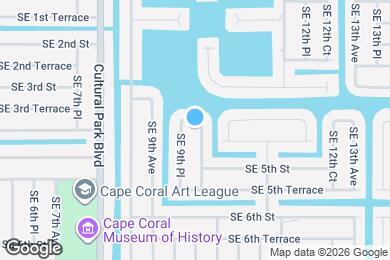 Map image of the property - 406 SE 10th Ave