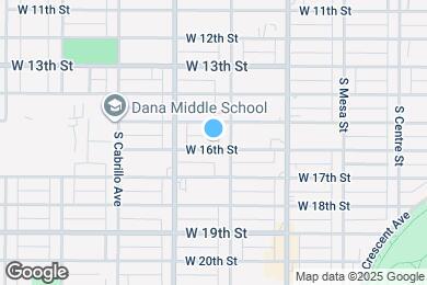 Map image of the property - 630 W 16th St