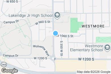Map image of the property - 397 W 1060 S St