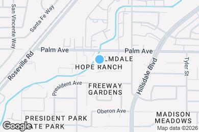 Map image of the property - 5522 Hope Ranch Ct