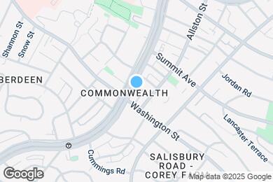 Map image of the property - 1564 Commonwealth Ave