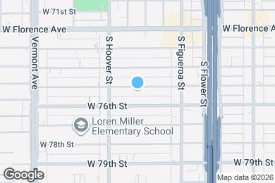 Map image of the property - 636 W 75th St