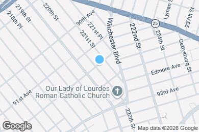 Map image of the property - 92-01 220th St