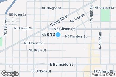 Map image of the property - 2314 NE Flanders St